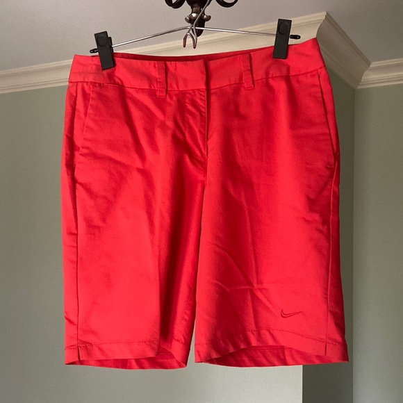 Nike Shorts Nwt Womens Nike Golf Shorts Size 4 In Orange Poshmark